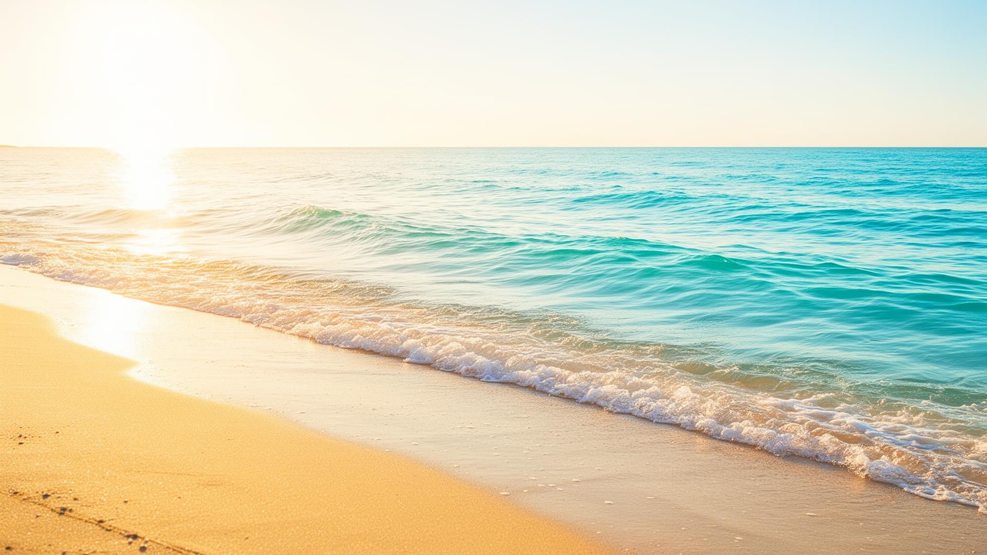 Ocean meeting the shore